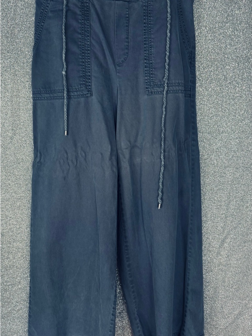 Joie Navy Braided-Drawstring Jogger Pants